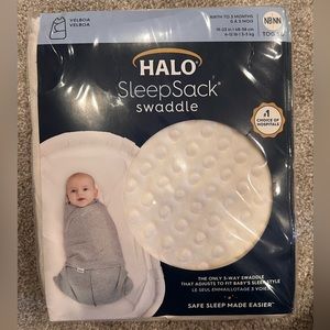 Ivory white Halo Sleepsack swaddle size newborn 0-3 months NWT